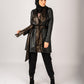 Printed Leather Jacket