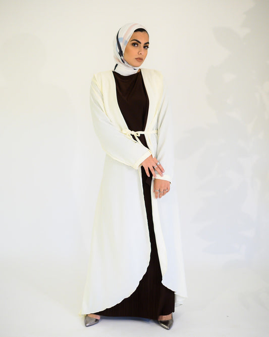 Off White Maxi Cardigan