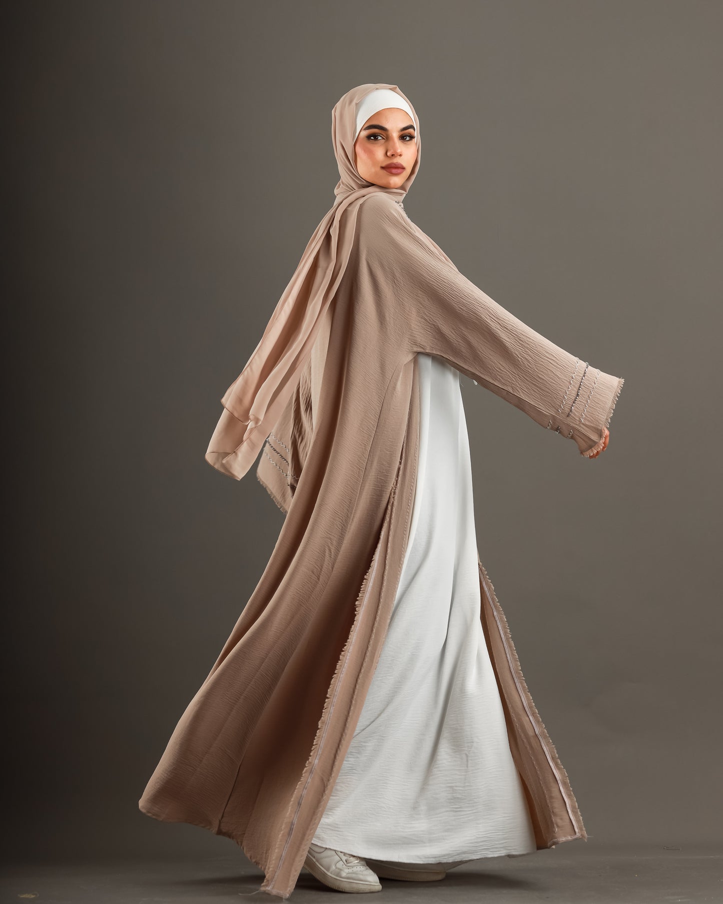 Abaya with Gemstones