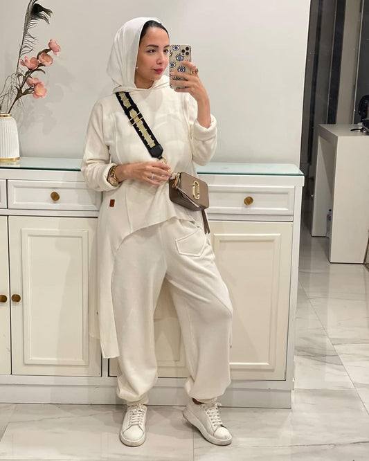 High low Jogger Pants Set