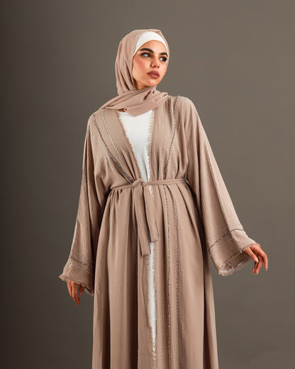 Abaya with Gemstones